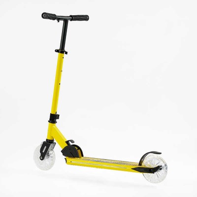 Самокат двоколісний "Best Scooter" L-00203 (2) колеса PU, d переднього колеса 145мм, диски коліс, дека, вилка зі світлом в магазині autoplus, з доставкою по Україні, краща ціна