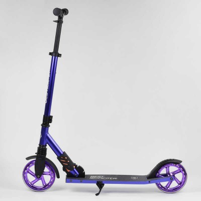 Самокат алюмінієвий "Best Scooter" S-20415 (2) колеса PU, d коліс - 180мм, 1 амортизатор передній, анодируване фарбування в магазині autoplus, з доставкою по Україні, краща ціна