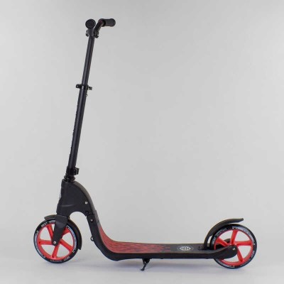 Самокат двоколісний 18424 Best Scooter (2) колір ЧЕРВОНИЙ, колеса PU - 20 см, широкий велосипедне кермо, новий зажим керма в магазині autoplus, з доставкою по Україні, краща ціна