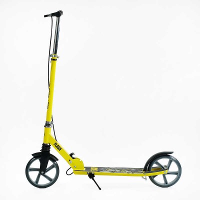Самокат двоколісний "Best Scooter" FL-14320 (4) сталева рама, ручне гальмо, колеса PU 200мм, 1 амортизатор передній в магазині autoplus, з доставкою по Україні, краща ціна