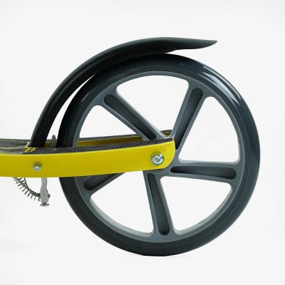 Самокат двоколісний "Best Scooter" FL-14320 (4) сталева рама, ручне гальмо, колеса PU 200мм, 1 амортизатор передній в магазині autoplus, з доставкою по Україні, краща ціна