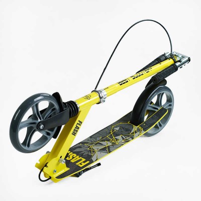 Самокат двоколісний "Best Scooter" FL-14320 (4) сталева рама, ручне гальмо, колеса PU 200мм, 1 амортизатор передній в магазині autoplus, з доставкою по Україні, краща ціна