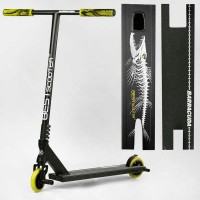 Самокат трюковий BC-30111 Best ScooterBarracuda HIC-система, ПЕГИ, алюмінієвий диск та дека, колеса PU 110мм, ширина керма 58 см