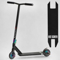 Самокат трюковий N- 18013 Best Scooter (2) HOP , HIC-система, ПЕГИ, алюмінієвий диск та дека, колеса PU, d=120мм, ширина керма 58 см