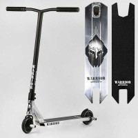 Самокат трюковий Т-30401 Best Scooter Warrior , HIC-система, ПЕГИ, алюмінієвий диск та дека, колеса PU, d=120 мм, ширина керма 58 см