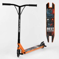 Самокат трюкових Best Scooter 18378 HIC-система, Пегі, алюмінієвий диск і дека, колеса PU d-110мм, ширина керма - 52 см, висота - 83 см