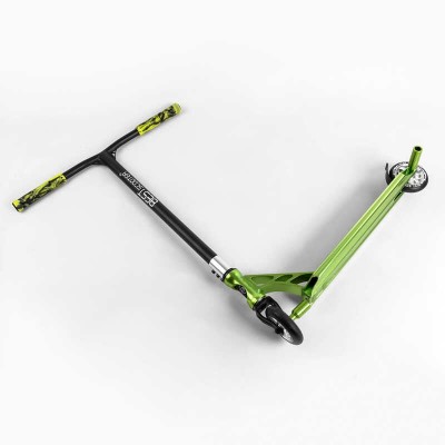 Самокат трюковий 53442 Best Scooter HIC-система, ПЕГИ, алюмінієвий диск та дека, АНОДОВАНЕ ФАРБУВАННЯ, колеса PU, d = 110мм, ширина керма - 60 см в магазині autoplus, з доставкою по Україні, краща ціна