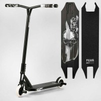Самокат трюковий МТ-30377 Best Scooter FEAR , SCS-система, ПЕГИ, алюмінієвий диск та дека, колеса PU, d=115мм, ширина керма 58 см