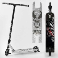 Самокат трюковий 65030 Best Scooter SIMBIOTE HIC-система, ПЕГИ, алюмінієвий диск і дека, колеса 120 мм PU, ширина керма - 57 см