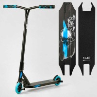 Самокат трюковий МТ-40488 Best Scooter FEAR , SCS-система, ПЕГИ, алюмінієвий диск та дека, колеса PU, d=115мм, ширина керма 58 см