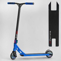 Самокат трюковий N- 12740 Best Scooter (2) Freestyle , HIC-система, ПЕГИ, алюмінієвий диск та дека, колеса PU, d=120мм, ширина керма 58 см