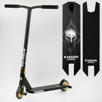 Самокат трюковий Т-50615 Best Scooter Warrior , HIC-система, ПЕГИ, алюмінієвий диск та дека, колеса PU, d=120 мм, ширина керма 58 см