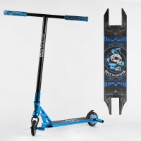 Самокат трюковий 98901 Best Scooter HIC-система, ПЕГИ, алюмінієвий диск та дека, АНОДОВАНЕ ФАРБУВАННЯ, колеса PU, d = 110мм, ширина керма - 60 см