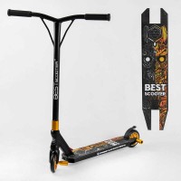 Самокат трюкових Best Scooter 51738 HIC-система, Пегі, алюмінієвий диск і дека, колеса PU d-110 мм, ширина керма - 52 см, висота - 83 см