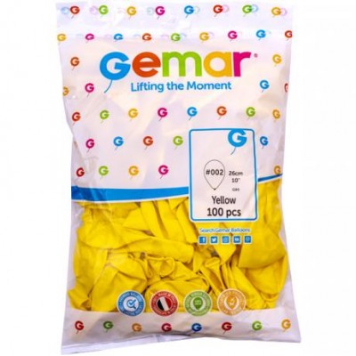 Кульки 10 пастель "Жовтий" G90/02 у магазині autoplus, з доставкою по Україні, краща ціна