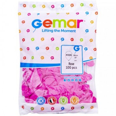 Кульки 10 пастель "Рожевий" G90/06 у магазині autoplus, з доставкою по Україні, краща ціна