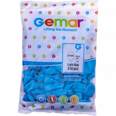 Кульки 10 пастель "Світло блакитні" G90/09 у магазині autoplus, з доставкою по Україні, краща ціна