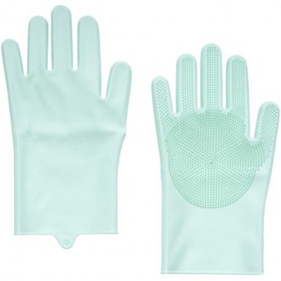 Силіконові рукавички для миття посуду з ворсою 28см FY-0547 у магазині autoplus, з доставкою по Україні, краща ціна