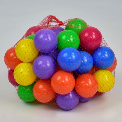 Кульки мал 60 мм - м'які 13026 50 шт M-Toys , в сітці