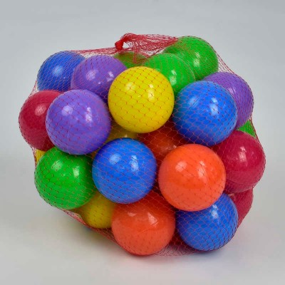Кульки 70 мм м'які 30 шт. 16026 M Toys . в сітці