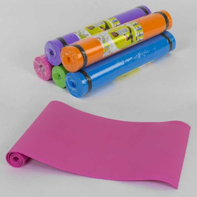 Килимок для йоги С 36547 (30) 5 кольорів, товщина 4 мм, 175х60х0,4 см в магазині autoplus, з доставкою по Україні, краща ціна