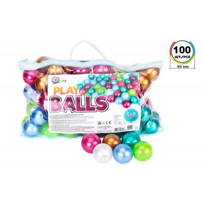 Набір кульок для сухих басейнів 7327 (4) "Technok Toys", 100 кульок, в сумці