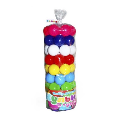 Дитячий набір Кульки в тубусі 62 штуки 0262 (6) BAMSIC в магазині autoplus, з доставкою по Україні, краща ціна