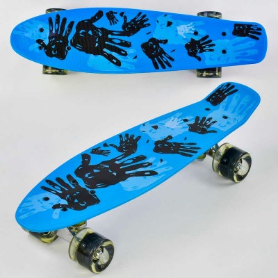 Скейт Р 10960 Best Board, дошка = 55см, колеса PU, світло, d = 6см в магазині autoplus, з доставкою по Україні, краща ціна