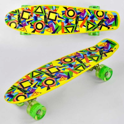 Скейт Р 11002 Best Board, дошка = 55см, колеса PU, світло, d = 6см в магазині autoplus, з доставкою по Україні, краща ціна