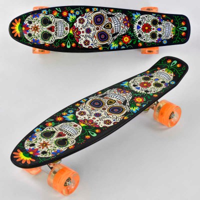 Скейт Пенні борд Р 15909 Best Board, дошка = 55см, колеса PU, світло, d = 6см в магазині autoplus, з доставкою по Україні, краща ціна