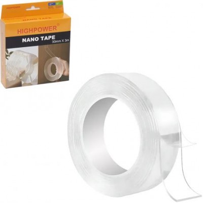 Скотч двосторонній NANO Tape 3см*3м HP1627/1608 прозорий у магазині autoplus, з доставкою по Україні, краща ціна