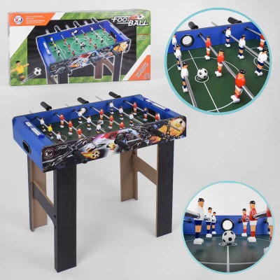 Дитячий Іграшковий настільний футбольний стіл XJ 803-2 дерев'яний, підлоговий, на штангах