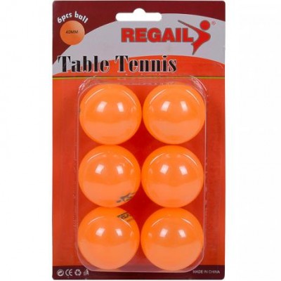 Набор мячей для настольного тенниса желый-белый, 6шт 14-158 у магазині autoplus, з доставкою по Україні, краща ціна