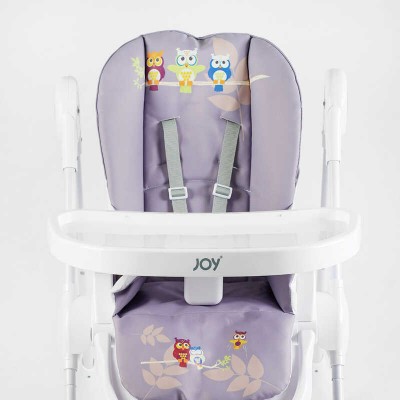 Стільчик для годування Joy K-60290 мягкий чохол ПВХ, 4 колеса, з’ємний столик, кошик в магазині autoplus, з доставкою по Україні, краща ціна