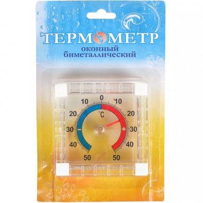 Термометр віконний "Квадрат", 7,5*7,5 см X2-121
