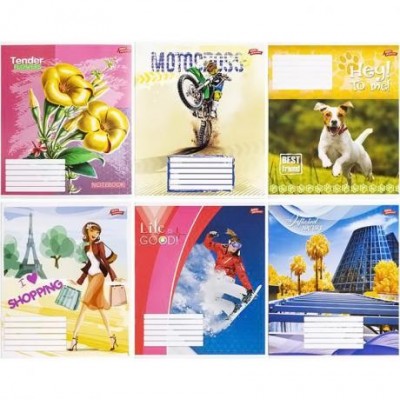 Зошит кольоровий 18 аркушів, лінія "Мрії" "mix" у магазині autoplus, з доставкою по Україні, краща ціна