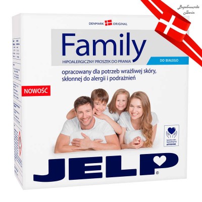 FAMILY Гіпоалергенний пральний порошок для білого 2,24 кг 90029 / 5713183900290 JELP в магазині autoplus, з доставкою по Україні, краща ціна