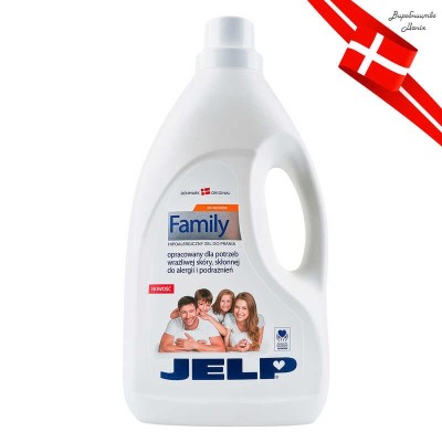 FAMILY Гіпоалергенний гель для прання кольорового 2л 90028 / 5713183900283 JELP в магазині autoplus, з доставкою по Україні, краща ціна