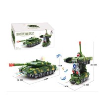 Дитяча іграшка танчик YJ 388-44 Трансформер , підсвічування, звук, колеса вільного ходу