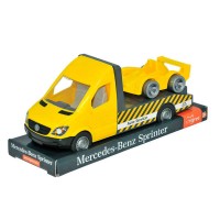 Автомобіль "Mercedes-Benz Sprinter" евакуатор (жовтий) 39711 "Tigres", у плівці