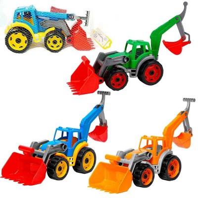 Трактор з двома ковшами 3671 (9) "Technok Toys" в сітці