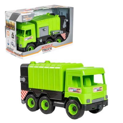 Авто "Middle truck" сміттєвоз 39484 (св. зелений) "Tigres"