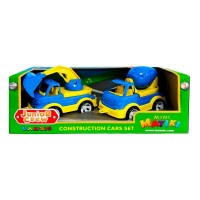 Набір Mini Matiki (бетонозмішувач, екскаватор) 002/14 Bamsic , 2 машинки