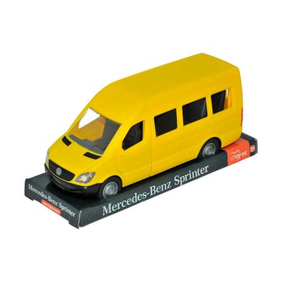 Автомобіль "Mercedes-Benz Sprinter" 39716 (6) "Tigres", "Пасажирський" ЖОВТИЙ, масштаб 1:24, рухомі елементи, в плівці