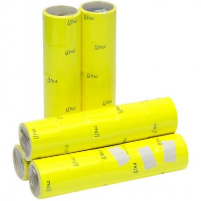 Цінник великий 2,7х3,7см"Ціна" 50шт. жовтий у магазині autoplus, з доставкою по Україні, краща ціна