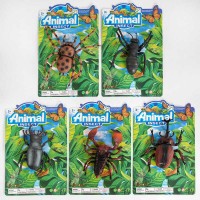 Ігрова фігурка BC 08-1 /4/5/6/12 (144/2) "Animal insect", мікс видів, на листі