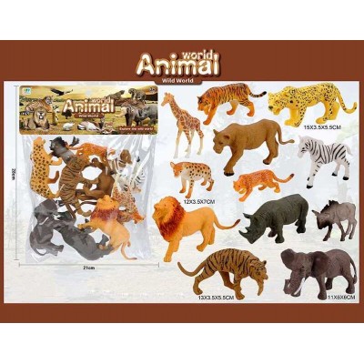 Набір тварин 559-299 A 12 тварин, у пакеті