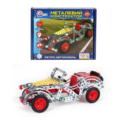 Конструктор метал "Ретро машина" 4821 "Technok Toys", 284 деталі в магазині autoplus, з доставкою по Україні, краща ціна