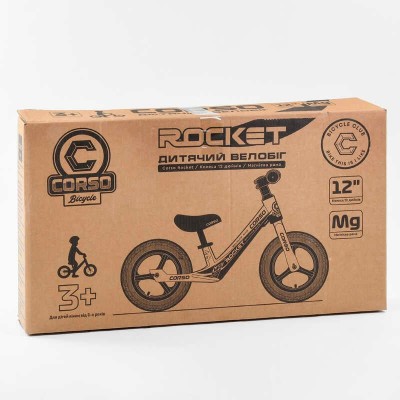 Велобіг Corso 67689 колесо 12 надувні, магнієва рама, магнієві диски, підніжка в магазині autoplus, з доставкою по Україні, краща ціна
