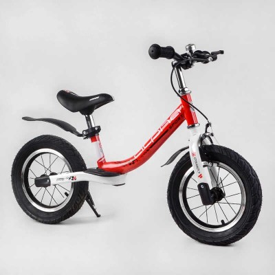 Велобіг Corso Alpha Sport 24009 сталева рама, надувні колеса 12 , ручне гальмо, підніжка, крила, дзвіночок